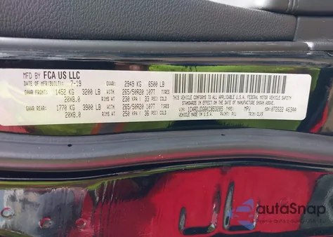 2019 Dodge Durango Gt Plus Awd from USA, damaged, VIN 1C4RDJDG6KC853285